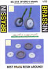 Eduard BRASSIN 1/32 scale Bf 109 G Wheels Review by Brad Fallen: Image