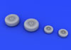 Eduard BRASSIN Item No. 672 078  F-4J Wheels for Academy Kit Review by Mark Davies: Image