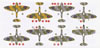 DK Decals 1/72 scale No 485 (NZ) Sqn Presentation Spitfires by Mark Davies: Image